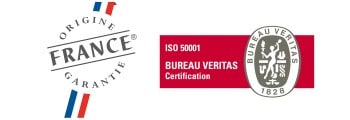 2015 – ISO 50001 Certification<br>French Origin Guarantee